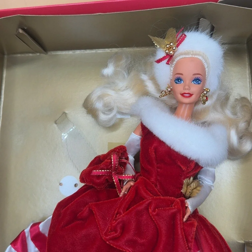 Barbie Peppermint Princess Doll Limited Edition Winter Collection, rough cond